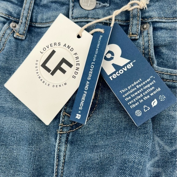 NWT Lovers And Friends Ricky Low Rise Skinny Star Denim Jeans Size 24 Women’s - Picture 6 of 11